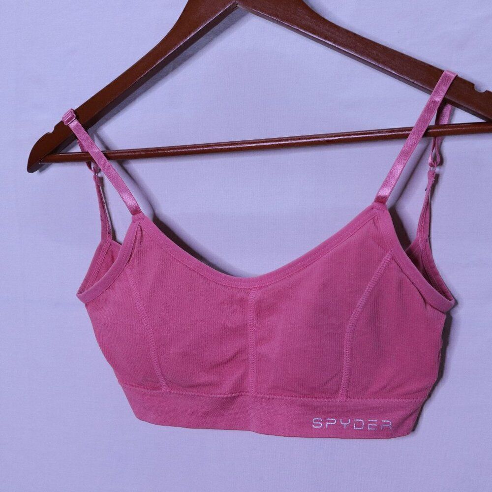 Spyder | Ribbed Knit Sports Bra Medium